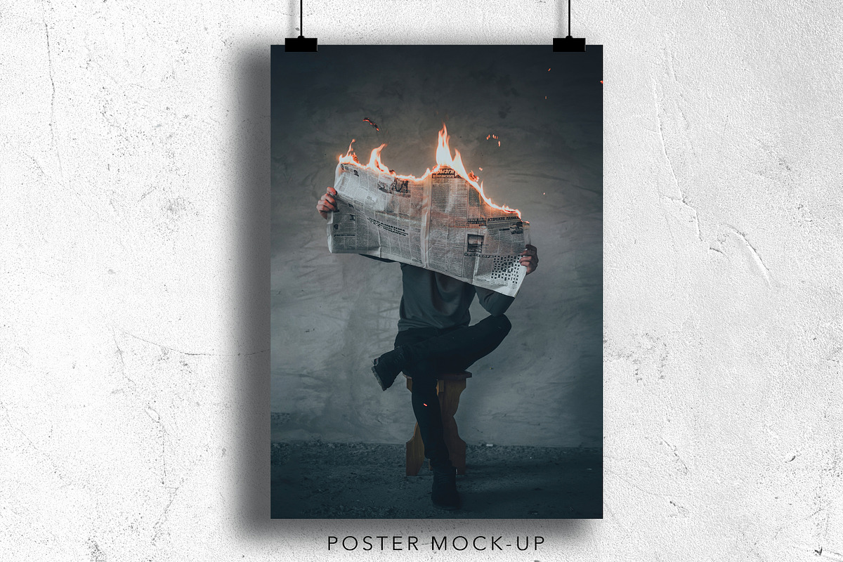 Poster Mockup, a Print Template by Elijah (Photo 1 of 3)