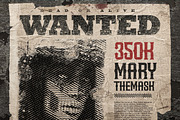 Old Wild West Wanted Poster Mock-ups, an Advertising Mockup by Giallo (Thumbnail 3 of 30)