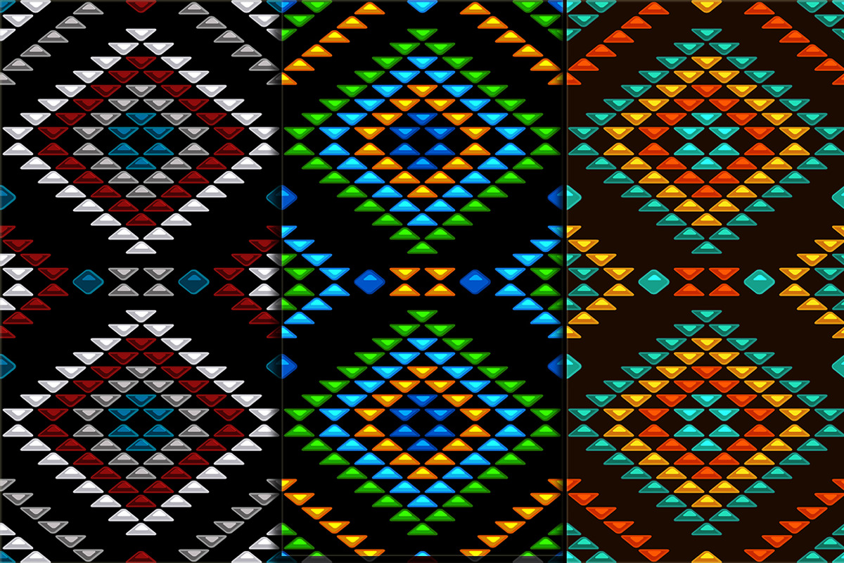 Seamless Ethnic Pattern, a Pattern Graphic by Wpadington (Photo 3 of 3)