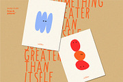Emotions & Shapes 40 Vector Elements, an Object Graphic by line & plane (Thumbnail 6 of 9)