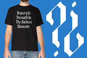 Bold Riot Modern Blackletter, a Blackletter Font by timelesstype.co (Thumbnail 11 of 20)