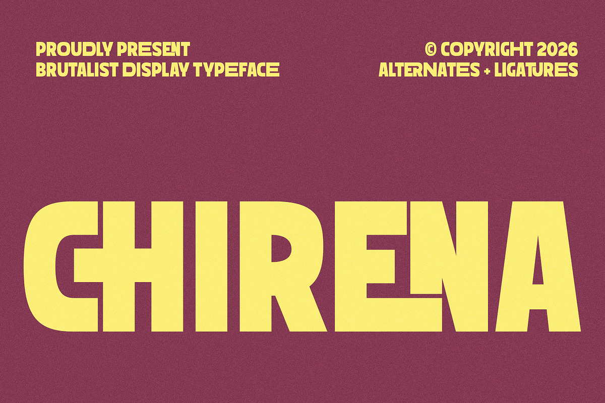 Chirena Sans Serif, a Sans Serif Font by Madjack.font (Photo 1 of 9)