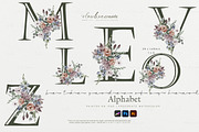 Bloom | Burnt Florals Watercolor, an Invitation Template by slowlivecreate (Thumbnail 2 of 7)