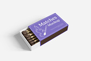 Matches Mockup PSD, an Advertising Mockup by Indah (Thumbnail 5 of 6)