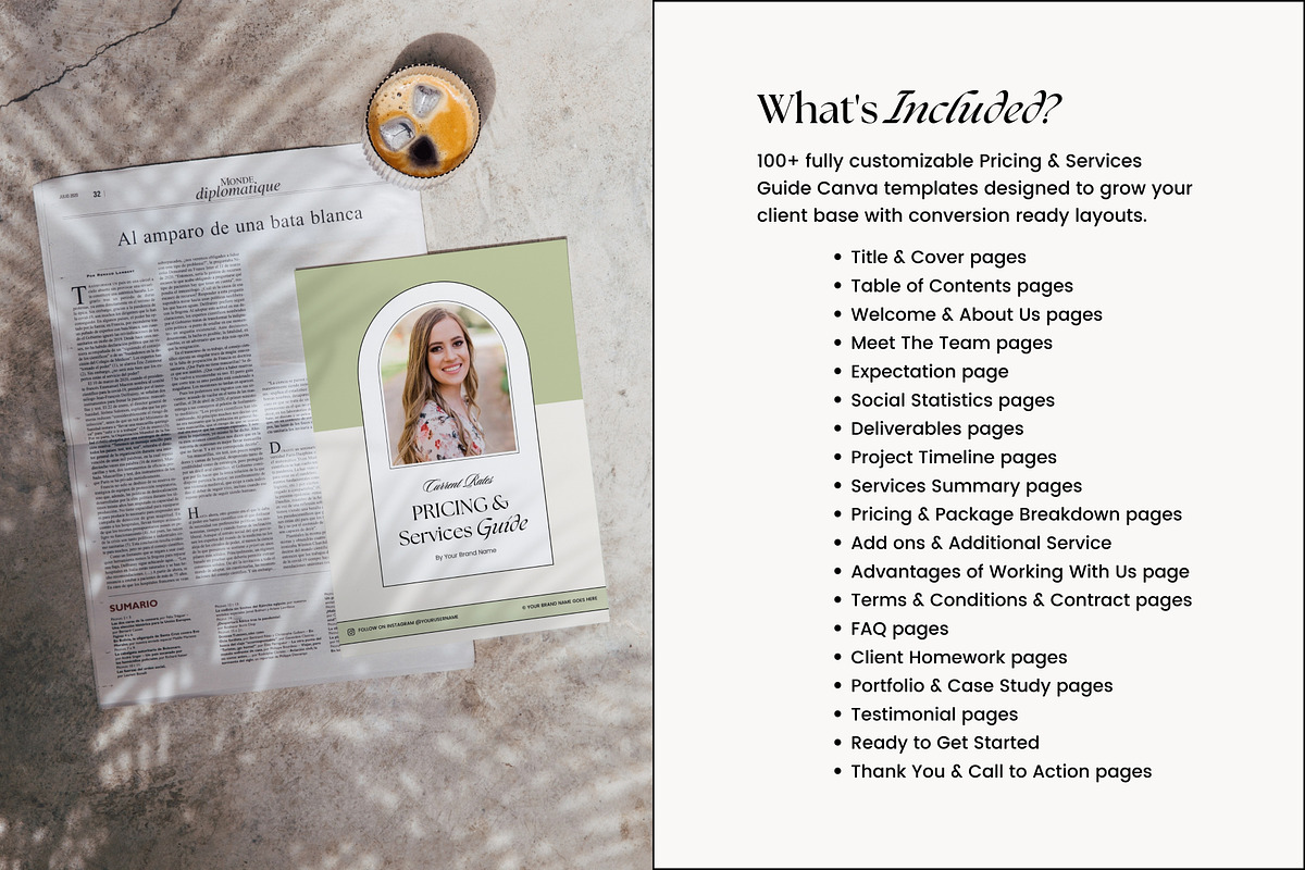 Pricing Guide Templates for Canva, a Brochure Template by Fallon Gerst (Photo 4 of 21)