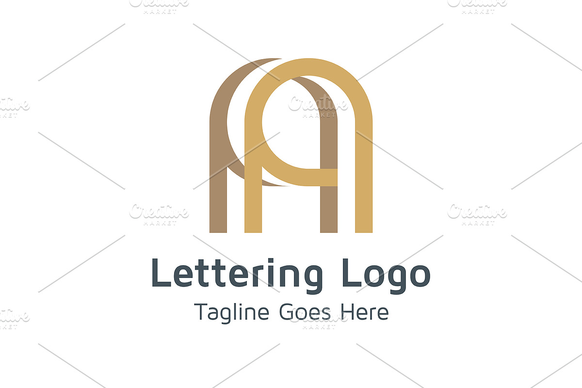 20 Logo Lettering A Template Bundle, a Branding & Logo Template by Acongraphic (Photo 4 of 21)