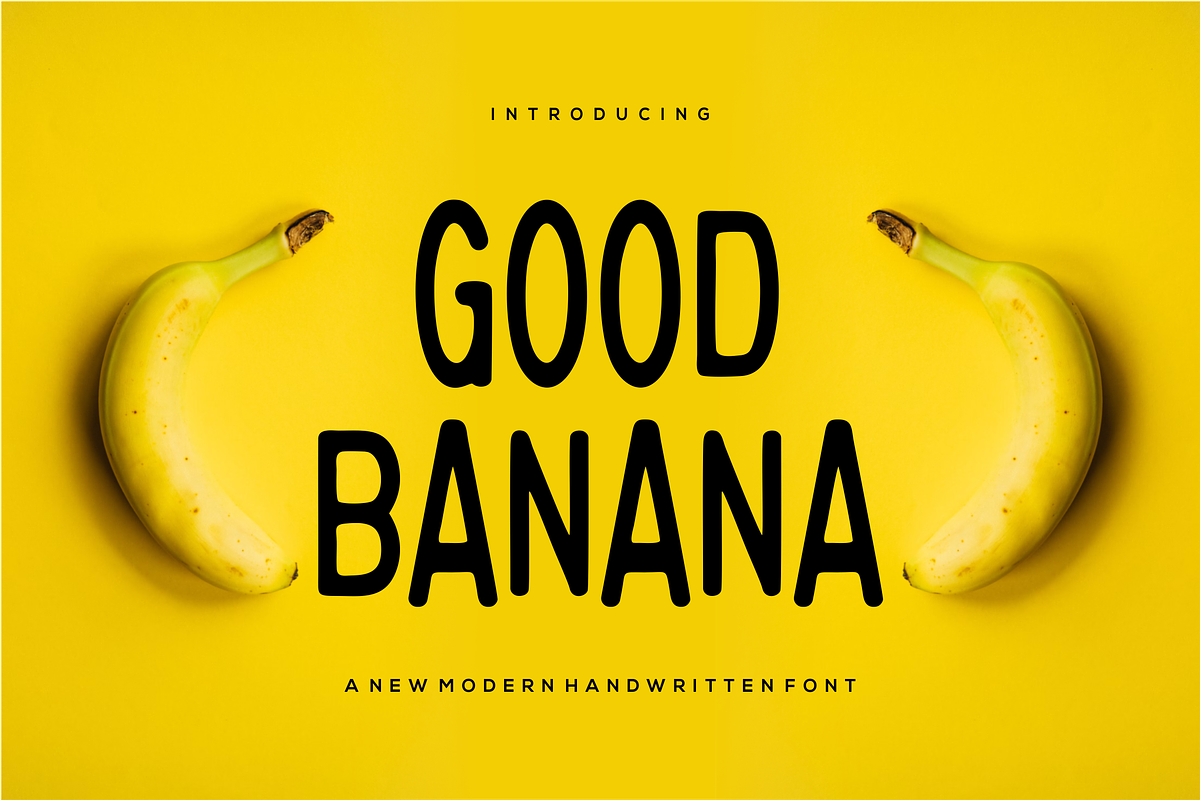 Good Banana - Font, a Handwritten Font by artchiles_design (Photo 1 of 5)