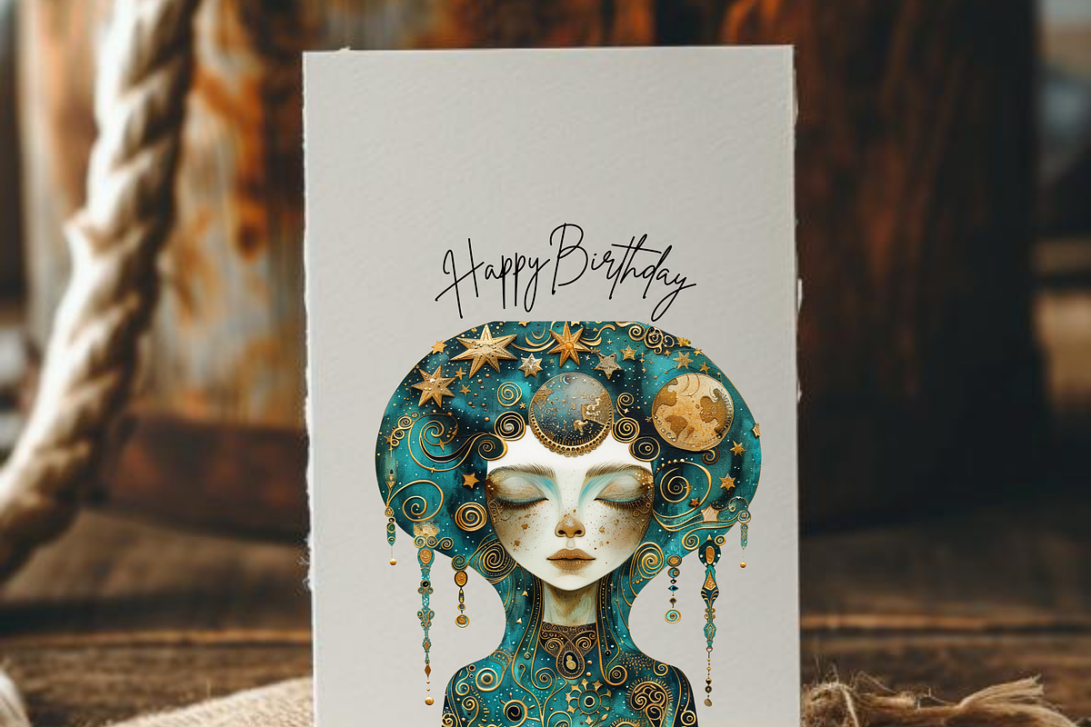 BRASS CELESTIAL CREATURES CLIPART, a Person Illustration by Daring Digies (Photo 8 of 8)