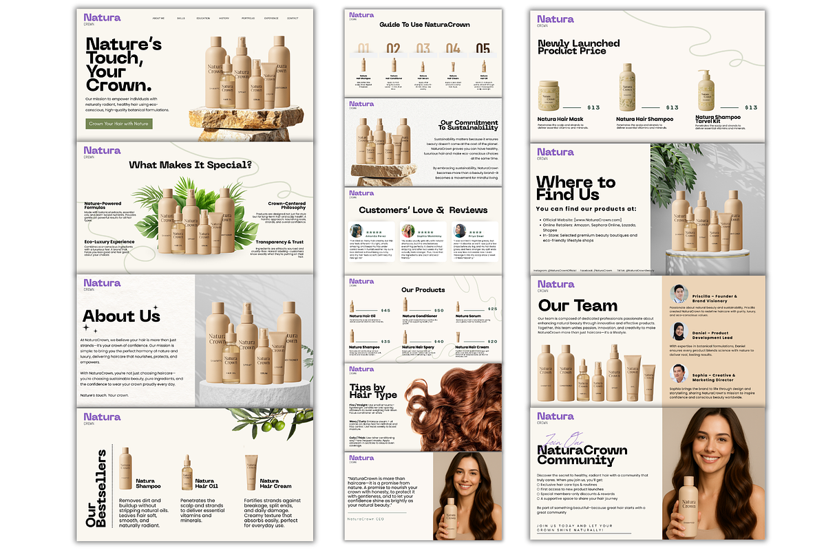 Beauty & Wellness Website Template preview 2