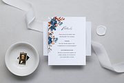 Blue and Orange Wedding Invitation, an Invitation Template by ForeverPrint (Thumbnail 3 of 8)