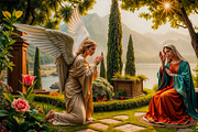 Celestial Angelic Annunciation, a Person Illustration by StockVerse Creative (Thumbnail 4 of 4)