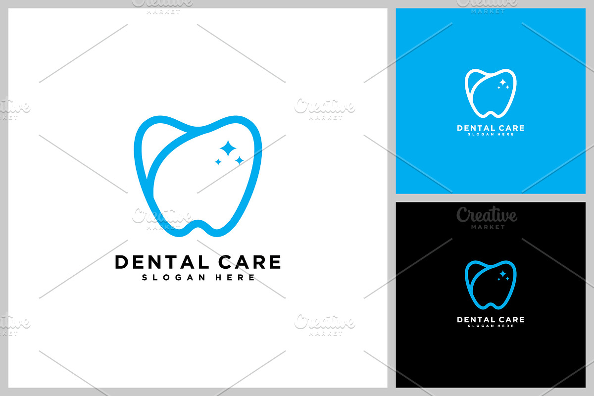 dental logo vector design template, a Branding & Logo Template by quadrazo