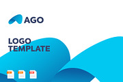 Ago A abstract letter logo template, a Branding & Logo Template by MindMuse (Thumbnail 1 of 3)