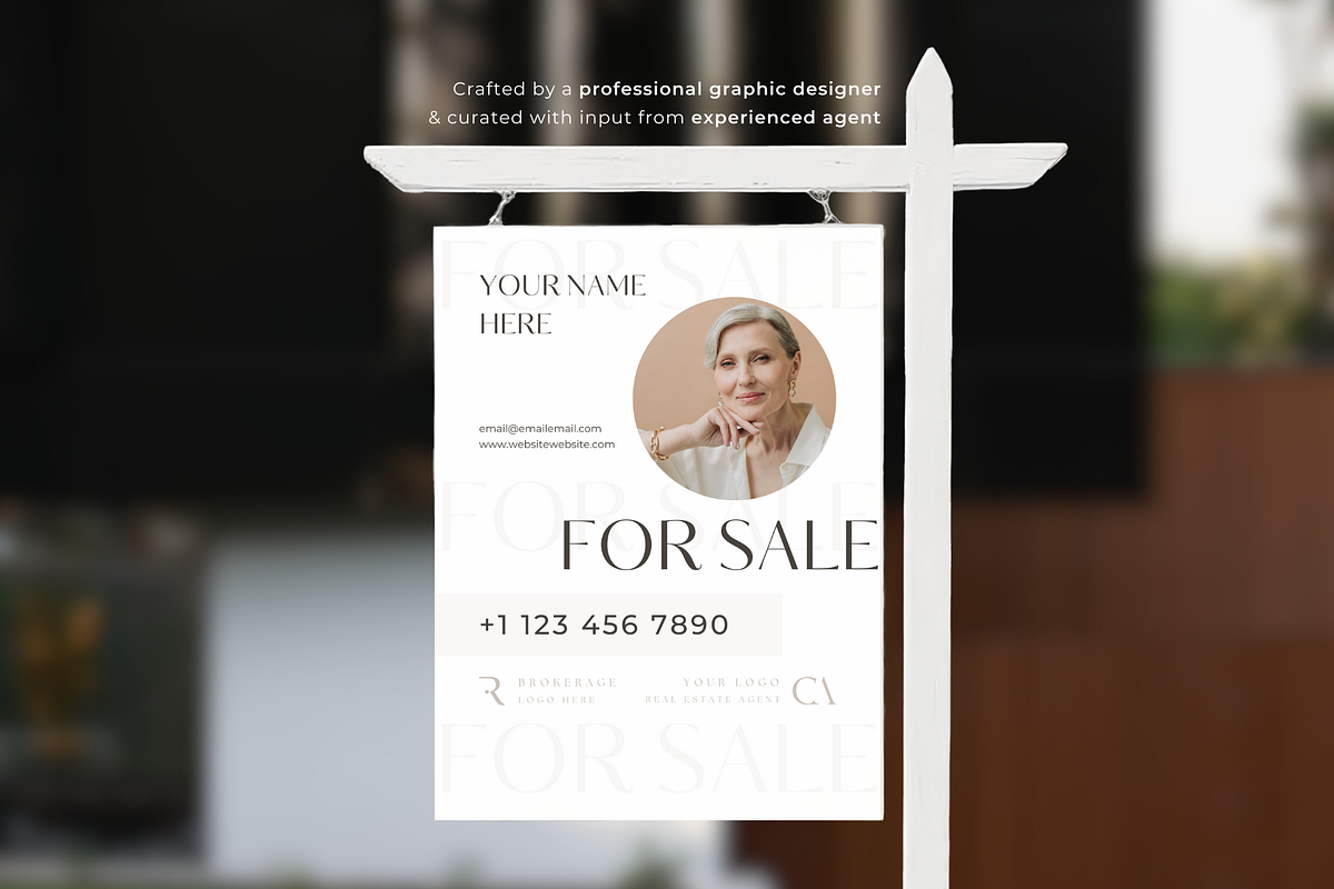 Real Estate Yard Sign For Sale, a Marketing Template by EstateElements (Photo 7 of 7)