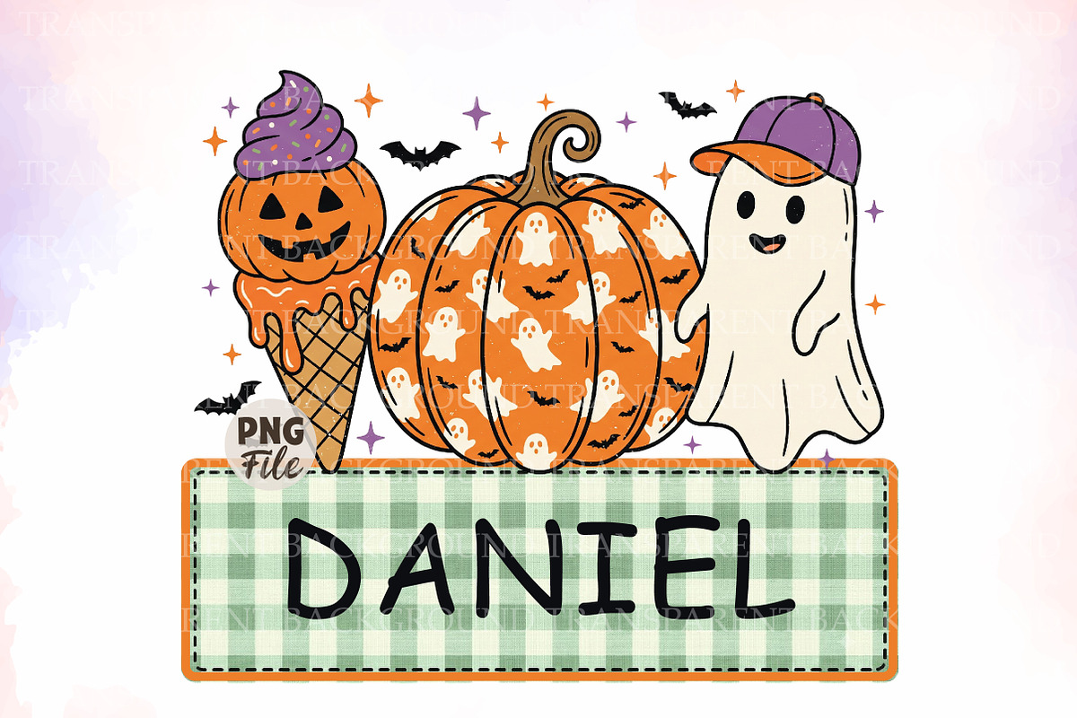 Personalized Halloween kids Png,Boy, an Object Illustration by Libby Wishes (Photo 1 of 3)