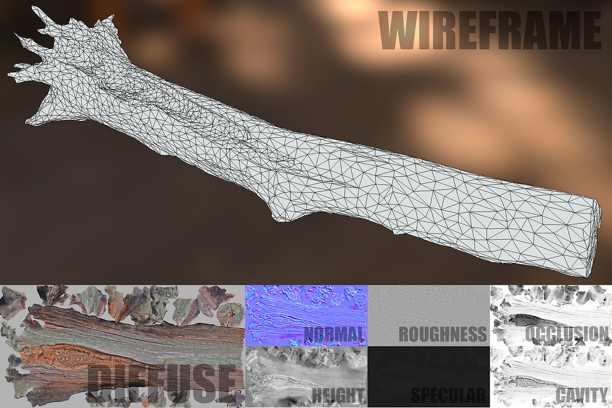 Dead Tree, an Environmental 3D Model by Beatheart Creative Studio (Photo 13 of 15)