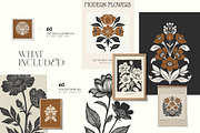 Linocut Flowers #2 | Poster Builder, an Object Graphic by KetteCreate (Thumbnail 4 of 13)