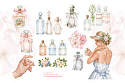 Vintage Perfume 10 Cliparts PNG, an Object Illustration by NataliMiasStore (Thumbnail 2 of 3)