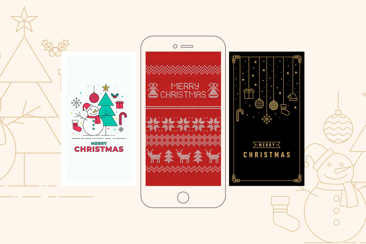Christmas Greeting Card, a Social Media Template by muhisya (Photo 4 of 8)