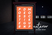 Poster Design Mockup (Bus Stop), a Print Template by illustrated (Thumbnail 6 of 14)