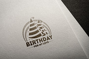 Birhday logo kit, a Branding & Logo Template by Alfazet Chronicles (Thumbnail 9 of 13)