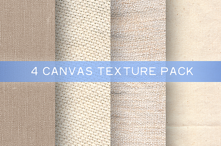 4 Canvas Texture Pack