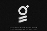 Spray One-click Photoshop Effect, a Brushes & More by VitalexStudio (Thumbnail 5 of 9)