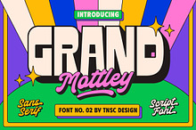 TNSC Grand Mottley - Font Duo