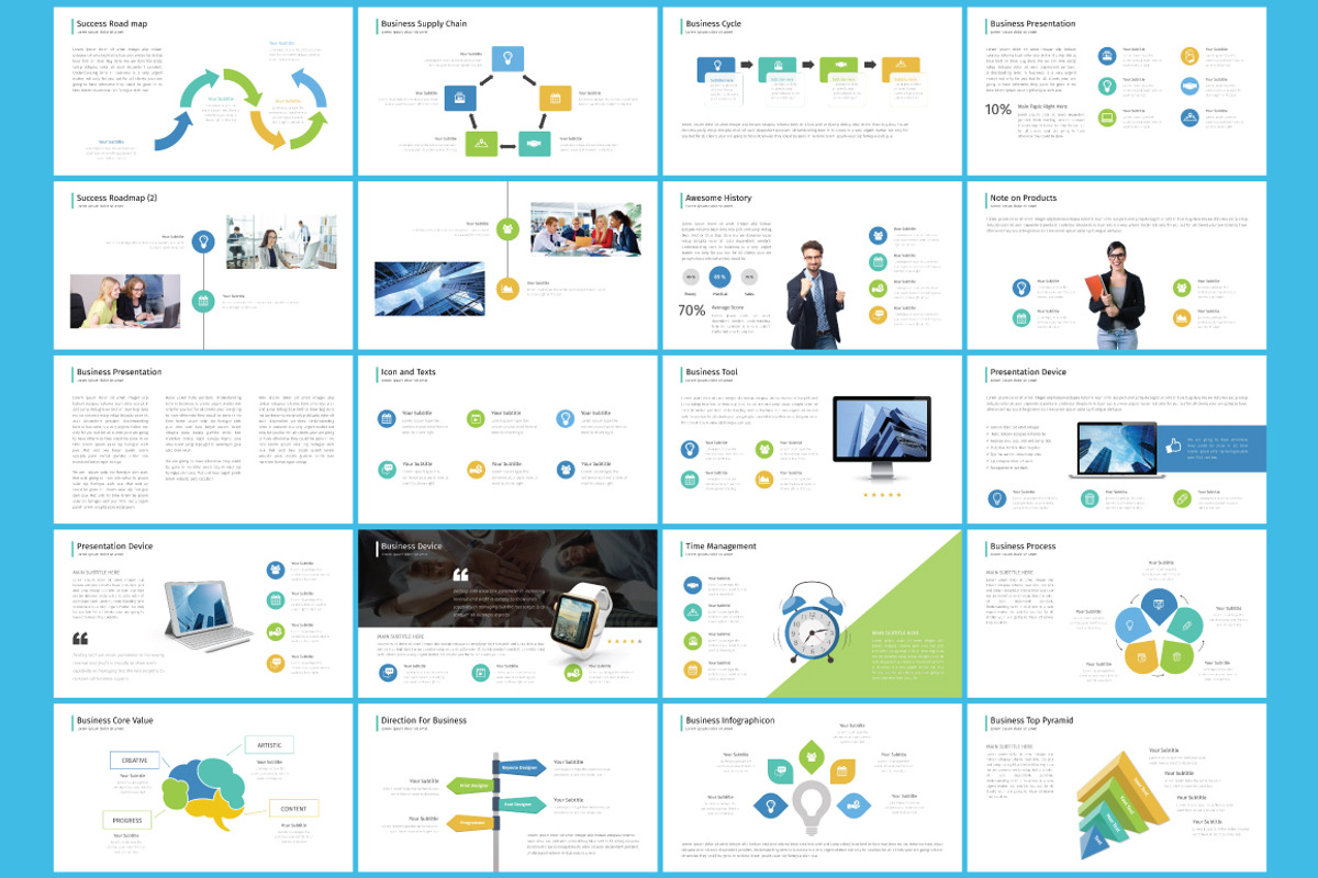 Ringkas Presentation Template, a Presentation Template by GreenDesign (Photo 2 of 4)