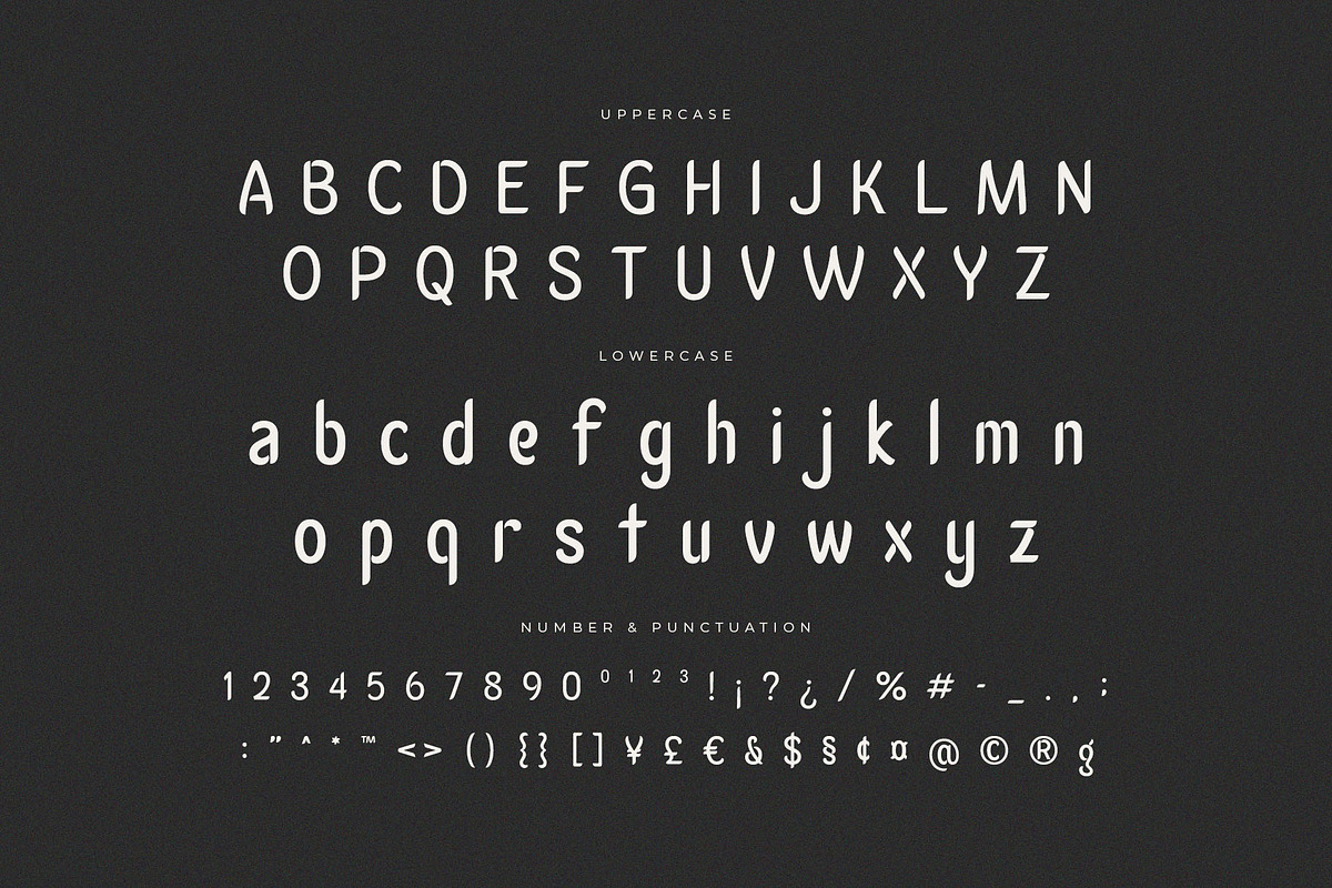 Ughtie – Elegant Sans Family Font, a Sans Serif Font by Krismagraph (Photo 8 of 12)