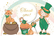 ST. PATRICK DAY Vector Illustration, a Decorative Illustration by FARAWAYKINGDOM (Thumbnail 7 of 7)