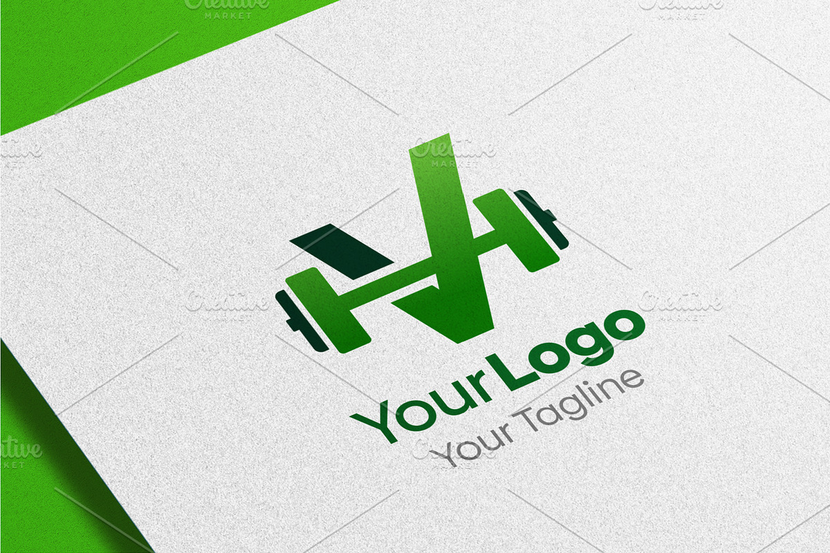 Vitality Gym Logo Template, a Branding & Logo Template by Grapixy (Photo 1 of 3)