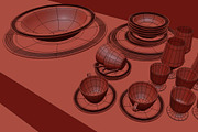 Contemporary Dinnerware, an Object 3D Model by kjpargeterimages (Thumbnail 6 of 7)
