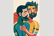 Queer Love Art Collection, a Person Illustration by StockVerse Creative (Thumbnail 4 of 4)
