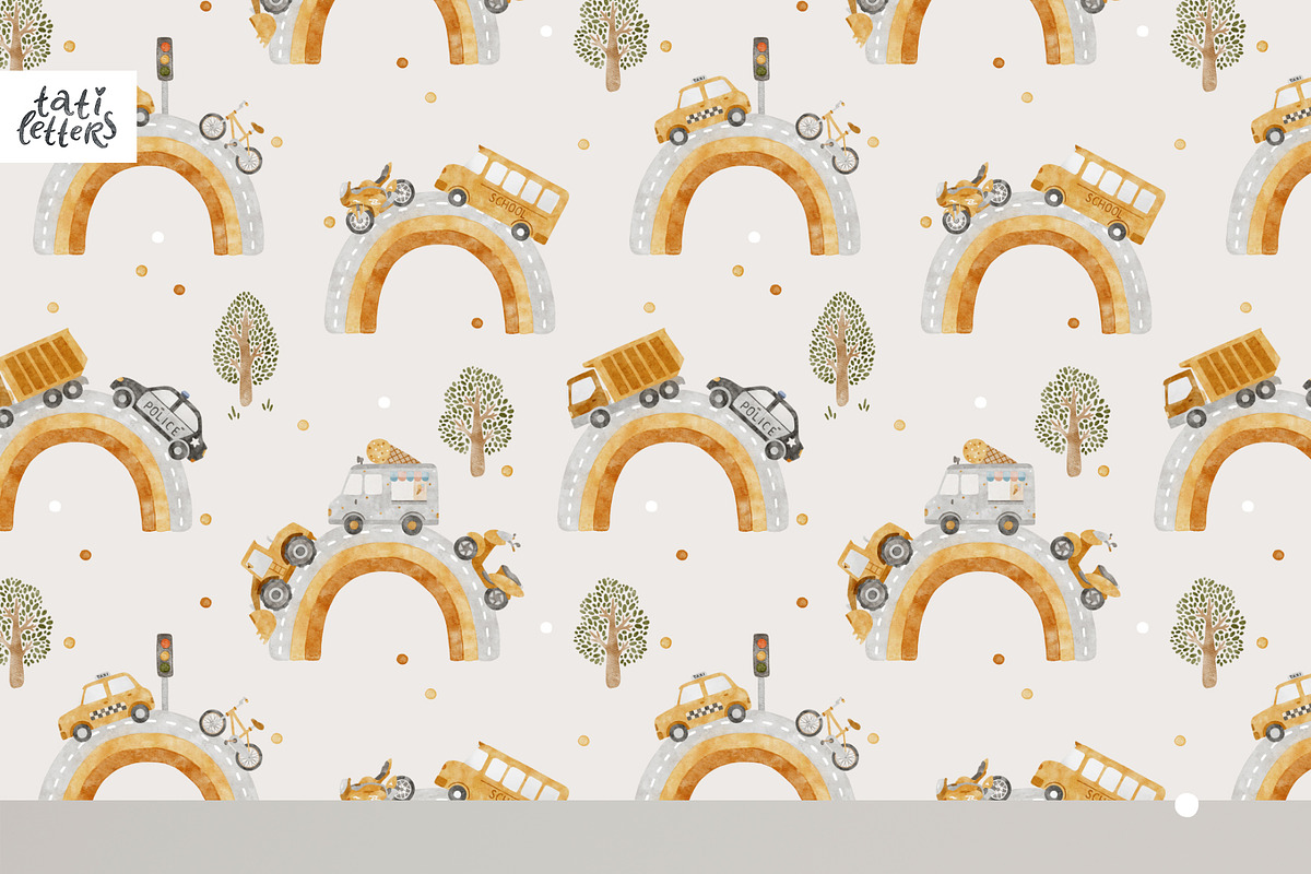 Cars Kids Collection, a Transportation Illustration by tatiletters (Photo 8 of 10)