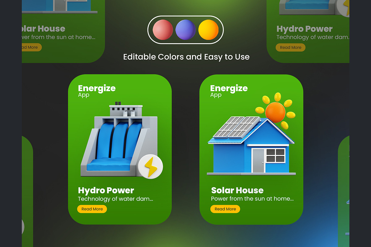 Ecology 3D Icons, an Object 3D Model by Rakata Studio (Photo 4 of 7)