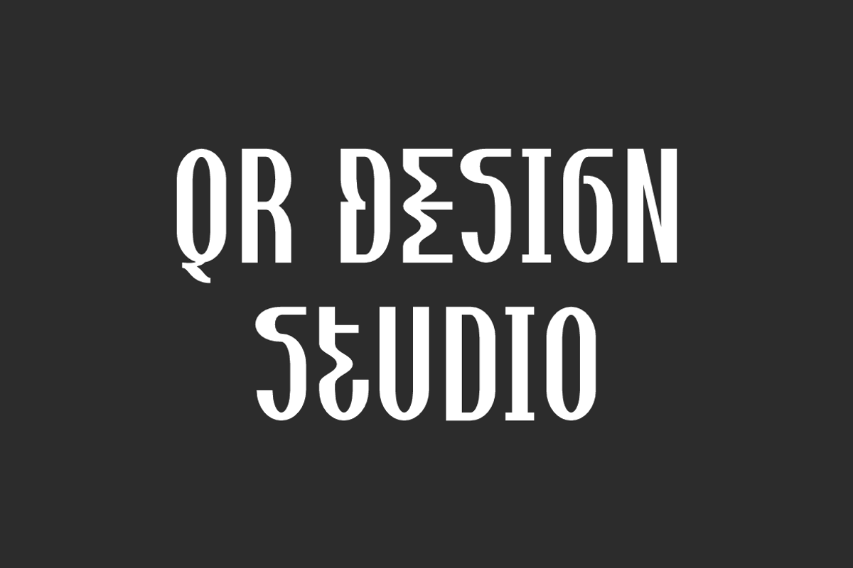 Squiwore - Experimental Font, a Sans Serif Font by QR Design Studio (Photo 4 of 8)