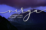 Virga - connecting script font, a Script Font by Missy Meyer (Thumbnail 1 of 9)