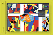 Bauhaus Paintings, a Decorative Illustration by Nomad Visuals (Thumbnail 5 of 21)