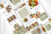 250 Food Themed Instagram Templates, a Social Media Template by SociallyyCreative (Thumbnail 5 of 10)