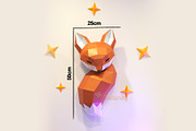 DIY 3D Fox Sleep Papercraft PDF, SVG, a Templates & Theme by 3Dfancy (Thumbnail 2 of 6)