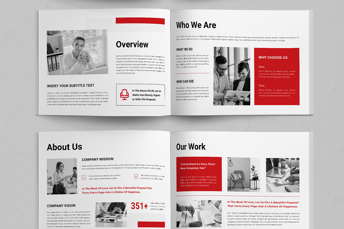 Landscape Project Proposal Layout, a Brochure Template by ContestDesign (Photo 3 of 5)
