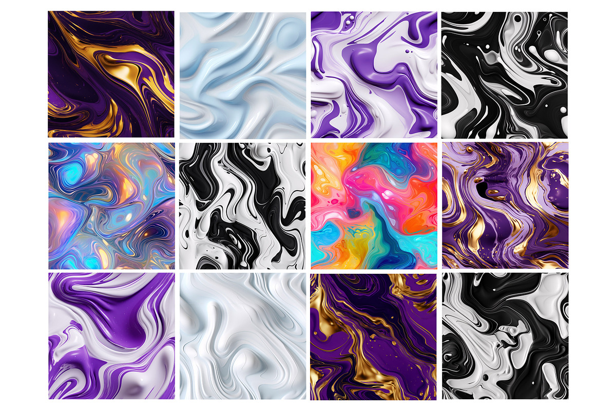 Liquid Flow Seamless Pattern, a Pattern Graphic by Forhadx5 (Photo 11 of 21)