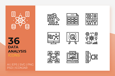 Data Analysis Icons