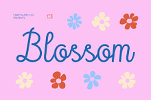 CS Blossom – Script Font