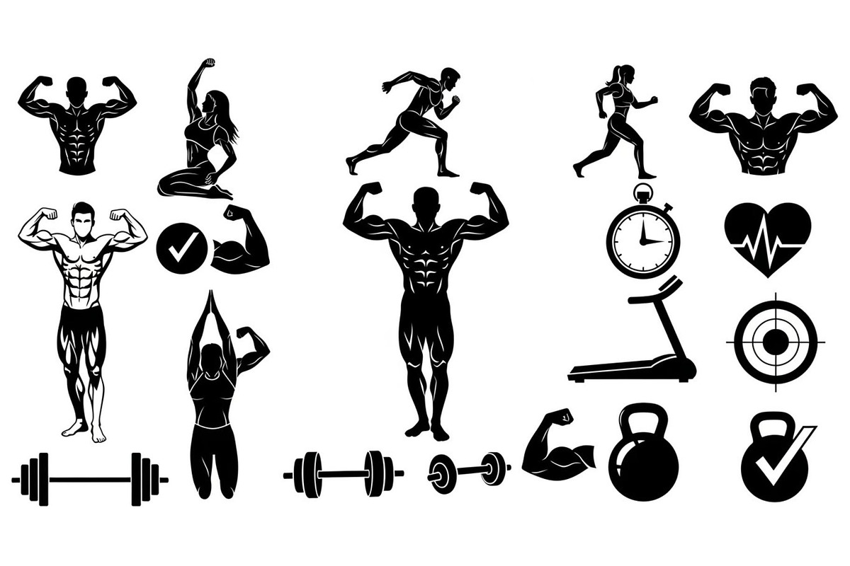 Ultimate Fitness Gym Vector Bundle, an Illustration by Creativeshirt (Photo 11 of 51)