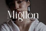 Migllon Ligature Serif  Font, a Serif Font by Perfectype (Thumbnail 1 of 8)