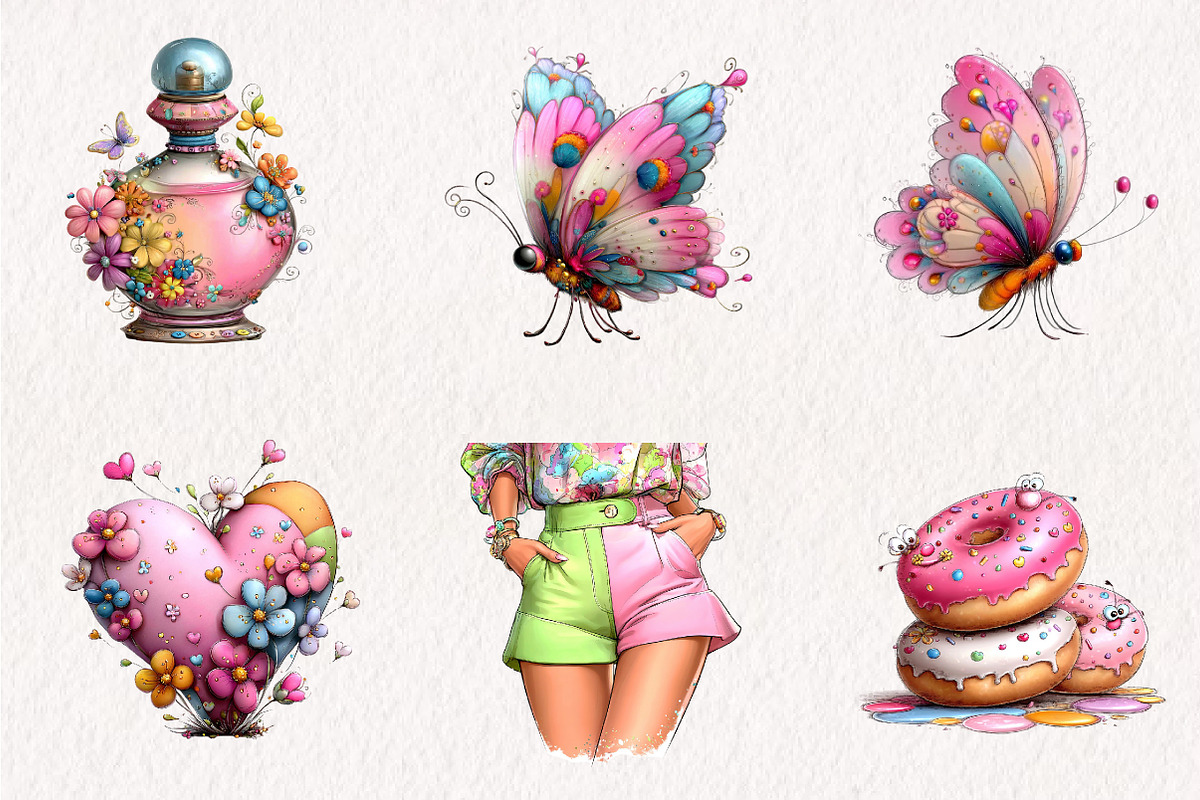 Summer Mood Clipart Bundle, an Illustration by CreationArt (Photo 6 of 7)