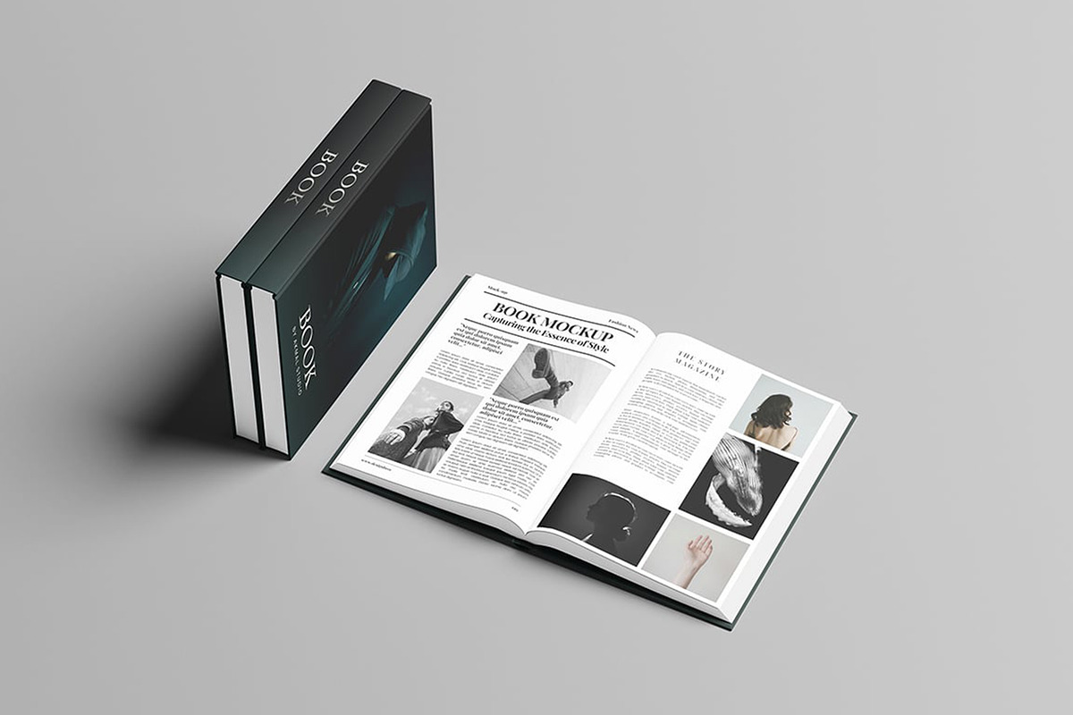 Book Mockup, a Books & Magazine Mockup by SilverStudio77 (Photo 3 of 4)