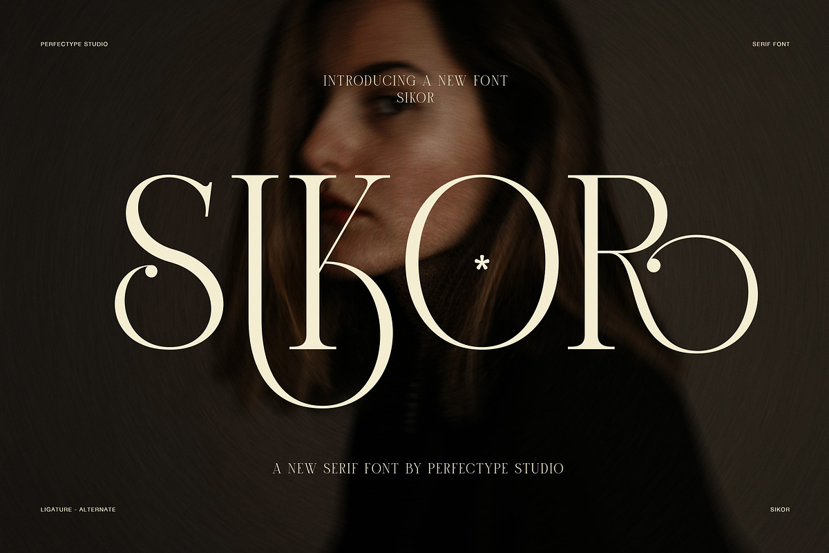 Sikor Luxury Swash Serif Font, a Serif Font by Perfectype (Photo 1 of 8)